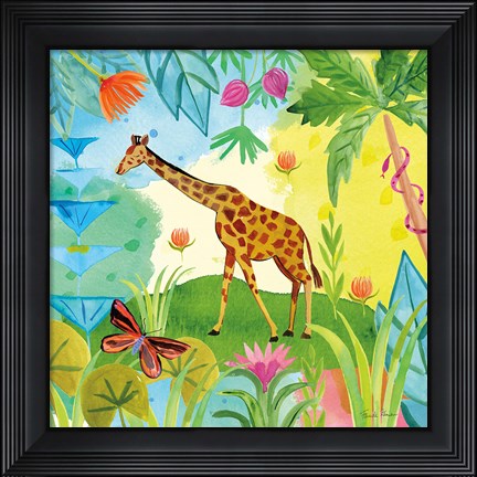 Framed Big Jungle IV Print