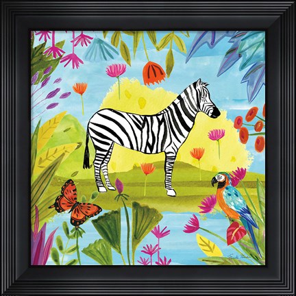Framed Big Jungle III Print