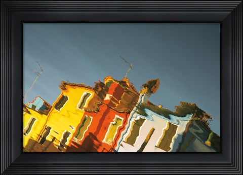 Framed Reflections of Burano XI Print