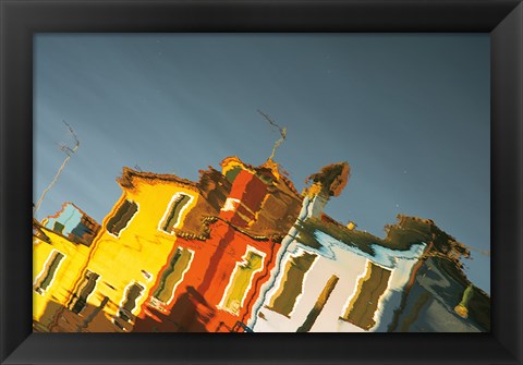 Framed Reflections of Burano XI Print