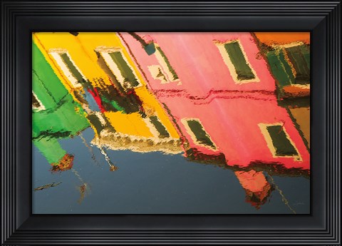 Framed Reflections of Burano X Print