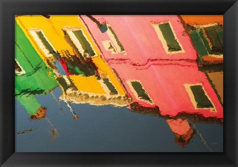 Framed Reflections of Burano X Print