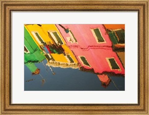 Framed Reflections of Burano X Print