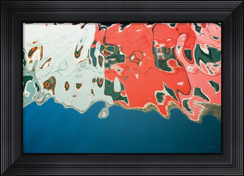 Framed Reflections of Burano IV Print