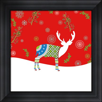 Framed Mod Holiday VII Print
