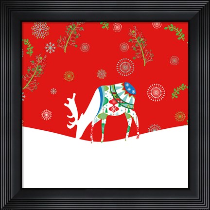 Framed Mod Holiday VIII Print