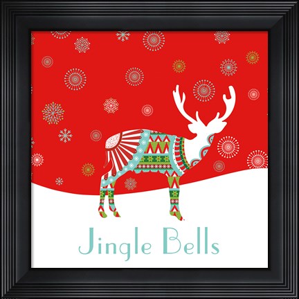 Framed Mod Holiday III Print