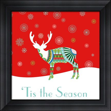 Framed Mod Holiday IV Print