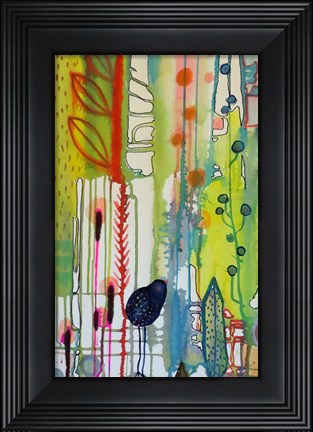 Framed La Traverse Cell Print