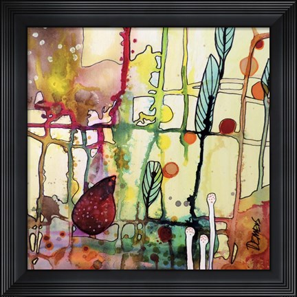 Framed Oiseau Rouge Print