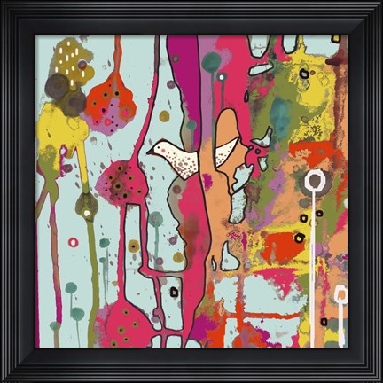 Framed Une Chanson Print