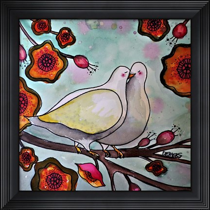 Framed Le Temps Des Cerises Print