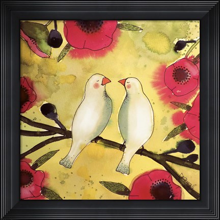 Framed Les Poetes Print