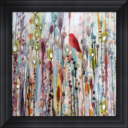 Framed La Vie Comme Un Passage Print