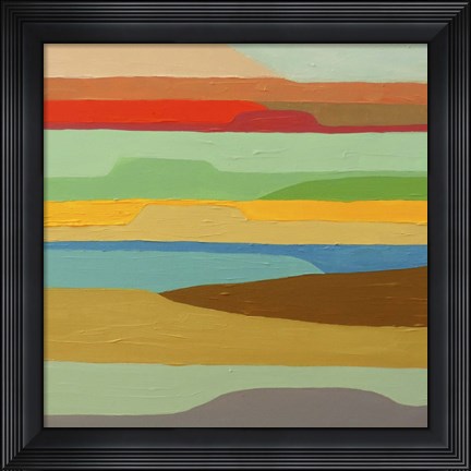 Framed Baja Coussin Print