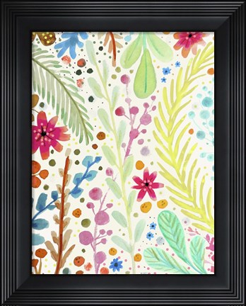 Framed Les Prairies Print