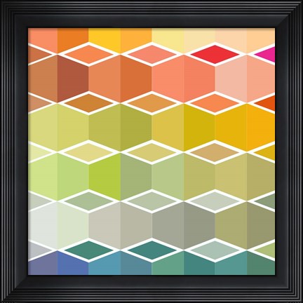 Framed Flanneur (Square) Print