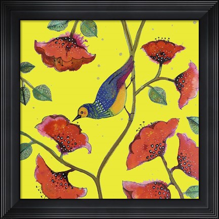 Framed Bohobird Print