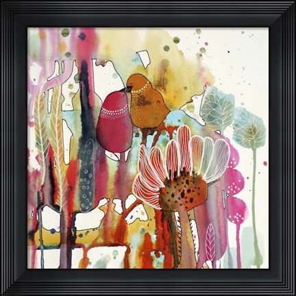 Framed Cheek To Cheek Print