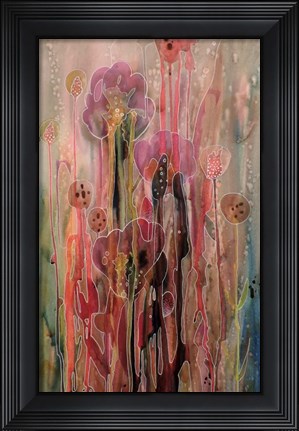 Framed Chercher La Lumiere Print