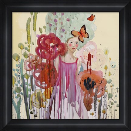 Framed Les Temps Presents Print