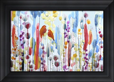 Framed Si Tu Me Le Demandais Print