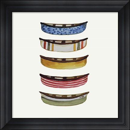 Framed Canoe Print