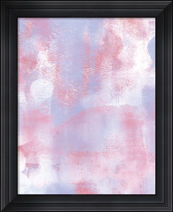Framed Abstract 3 Cotton Candy Print