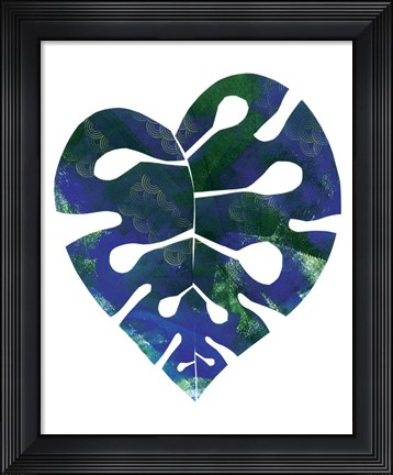 Framed Palm Leaf 4 Print