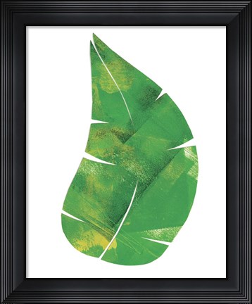 Framed Palm Leaf 6 Print