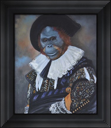 Framed Laughing Cavelier Print