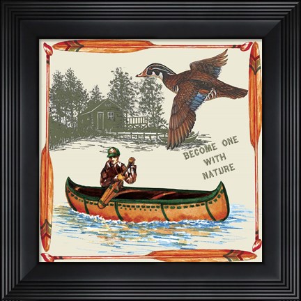 Framed One With Nature Print