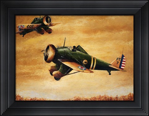 Framed Peashooter Print