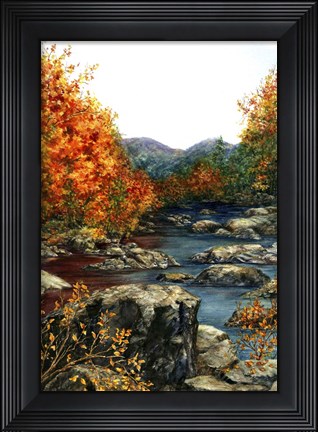 Framed Autumn Reflections Print