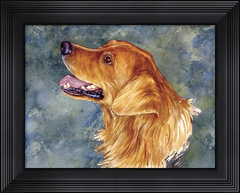 Framed Golden Smile Print