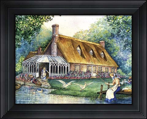 Framed Victorian Afternoon Print