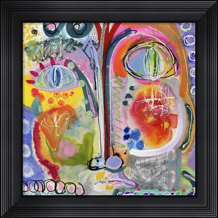 Framed I Believe In Love At First Sight Print