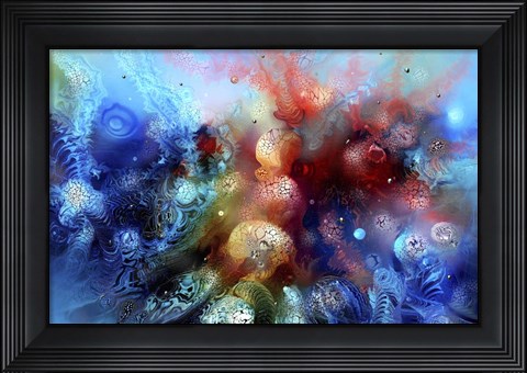 Framed Alien Flower Print
