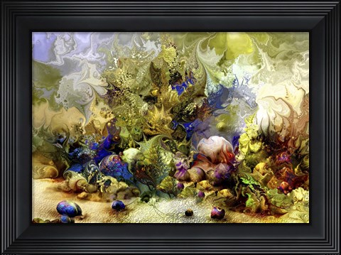 Framed Coral Reef 32 Print