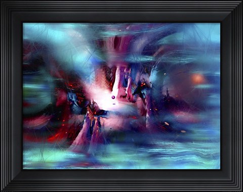 Framed Island Print