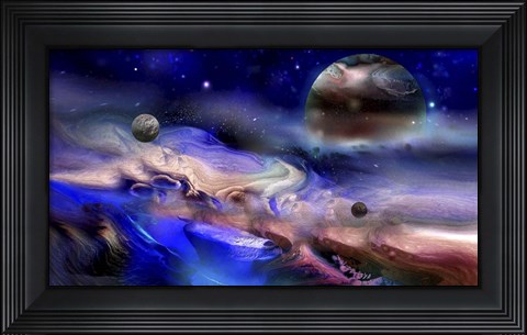 Framed Planet 5 Print