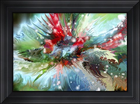 Framed Redgreen Print
