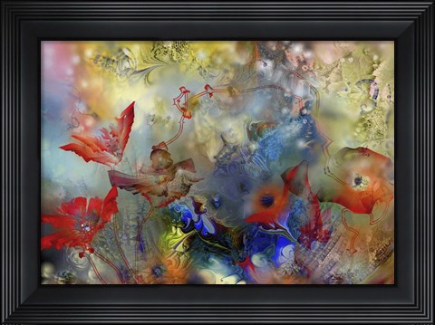 Framed Poppy 2 Print