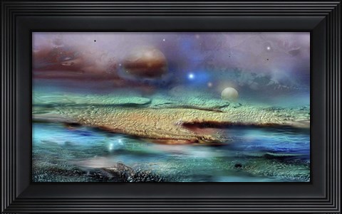 Framed Seacoast 1 Print