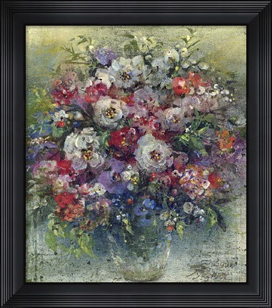 Framed Bouquet of Flowers 5 Print