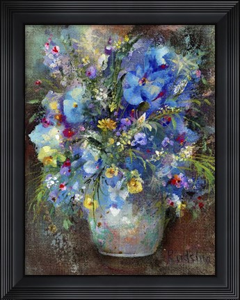 Framed Bouquet of Flowers 6 Print