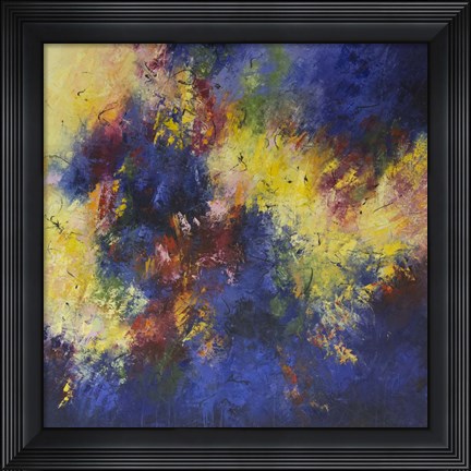 Framed Color Burst Print