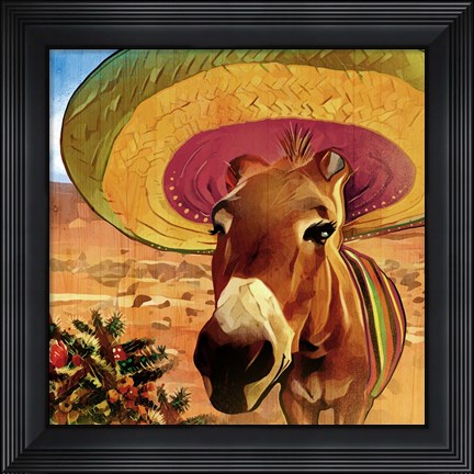 Framed Fiesta Mule Print