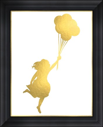 Framed Balloon Run Print