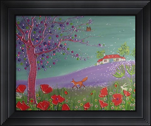 Framed Lilac Summer Print